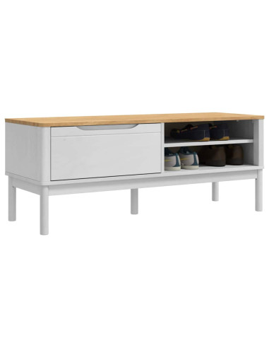 Panchina per corridoio FLORO Bianco 115 x 40 x 45 cm