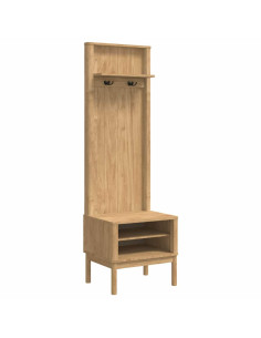 Armadio per corridoio FLORO Marrone cerato 50 x 40 x 158 cm 2