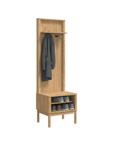 Armadio per corridoio FLORO Marrone cerato 50 x 40 x 158 cm