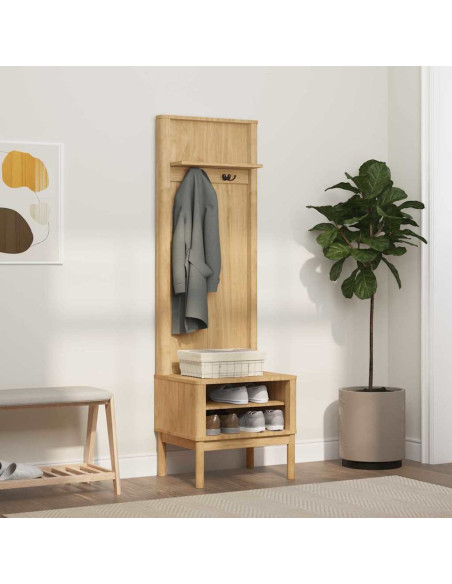 Armadio per corridoio FLORO Marrone cerato 50 x 40 x 158 cm