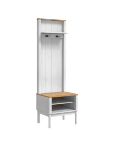 Armadio per corridoio FLORO Bianco 50 x 40 x 158 cm 2