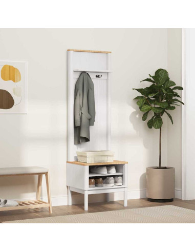 Armadio per corridoio FLORO Bianco 50 x 40 x 158 cm