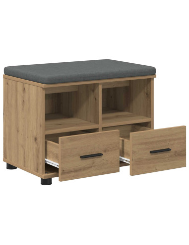 Panca per ingresso Rovere artigianale 60 x 38 x 46 cm