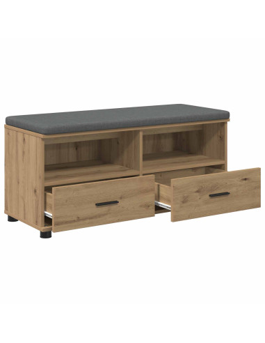 Panca per ingresso Rovere artigianale 100 x 38 x 46 cm