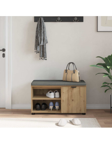 Panca per ingresso Rovere artigianale 80 x 38 x 46 cm