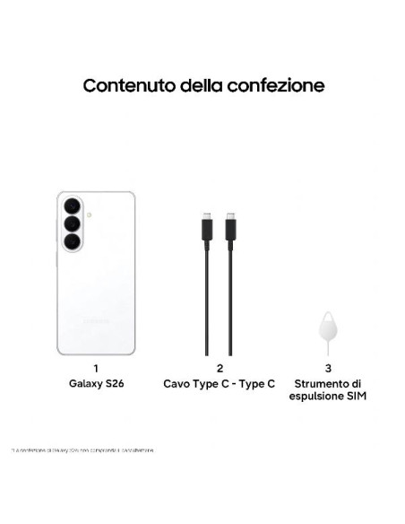 GALAXY S26 12+512GB WHITE