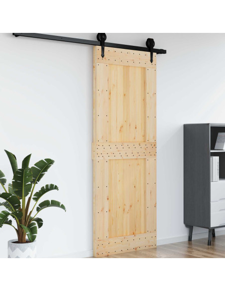 Porta NARVIK Naturale 85 x 210 cm Legno di pino solido