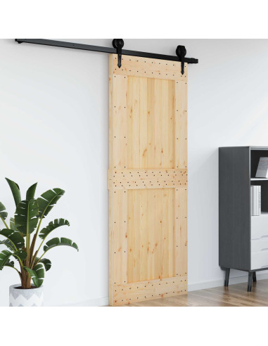 Porta NARVIK Naturale 90 x 210 cm Legno di pino solido