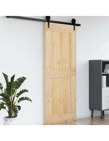 Porta NARVIK Naturale 90 x 210 cm Legno di pino solido