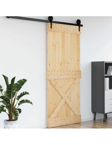Porta NARVIK Naturale 95 x 210 cm Legno di pino solido
