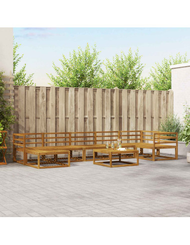 Set di divani da esterno 8 pcs Naturale