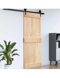 Porta NARVIK Naturale 100 x 210 cm Legno di pino solido