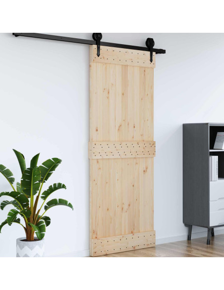 Porta NARVIK Naturale 90 x 210 cm Legno di pino solido