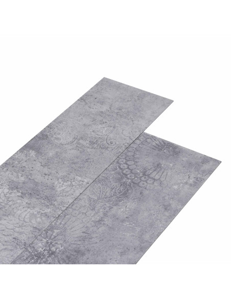 Listello per Pavimentazione Autoadesivo 32 pcs Grigio Cemento