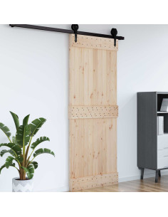 Porta NARVIK Naturale 80 x 210 cm Legno di pino solido