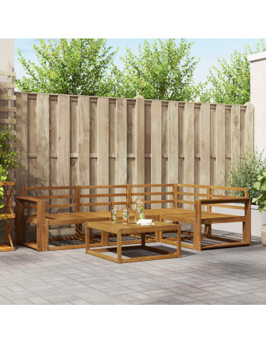 Set di divani da esterno 5 pcs Naturale