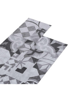 Listello per Pavimentazione Autoadesivo 32 pcs Motivo Grigio