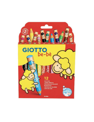 CF12 PASTELLONI LEGNO GIOTTO BEBE