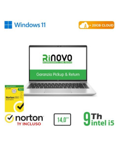 NB HP RINOVO REFURBISHED 840 G6 RN62522316 14" i5-8x00 8GB SSD NEW 256GB W11P CLOUD 20GB + NORTON