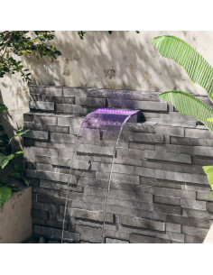 Sfioratore a Cascata con LED RGB Acrilico 30 cm