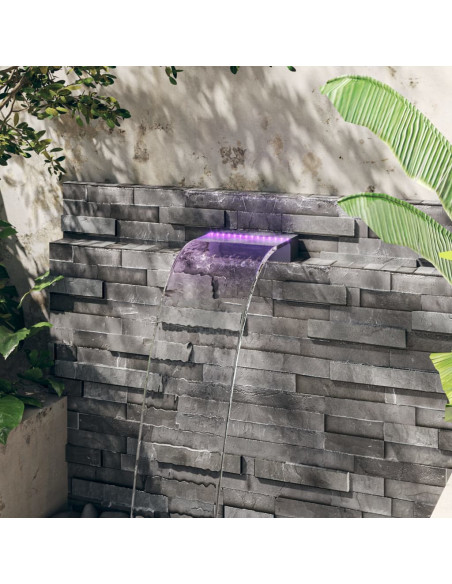 Sfioratore a Cascata con LED RGB Acrilico 30 cm