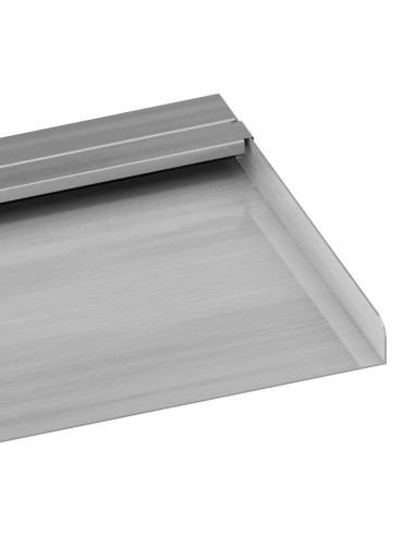 Sfioratore a Cascata con LED RGB Acciaio Inox 108 cm