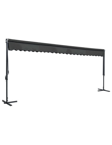 Tenda Parasole con Piedistallo 600x300 cm Antracite