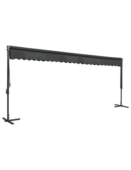 Tenda Parasole con Piedistallo 600x300 cm Antracite