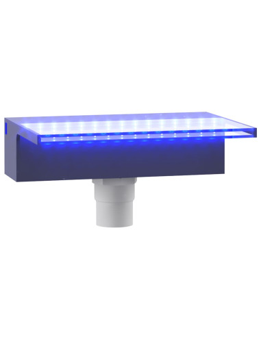 Sfioratore a Cascata con LED RGB Acrilico 30 cm