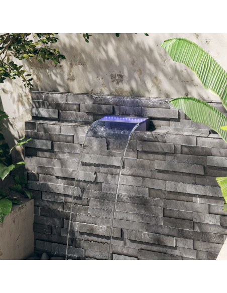 Sfioratore a Cascata con LED RGB Acrilico 30 cm