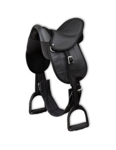 Set Sella Pony 25,4 cm 10" Nero