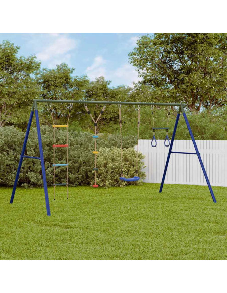 Set Gioco da Esterno con Altalena Trapezio Scala e Altalena
