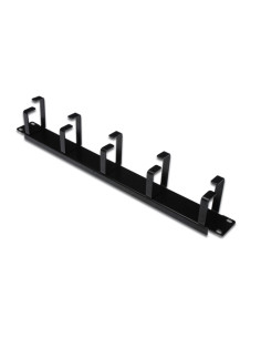 DIGITUS PANNELLO GUIDACAVI CON ANELLI PER ARMADI RACK 19 1U NERO