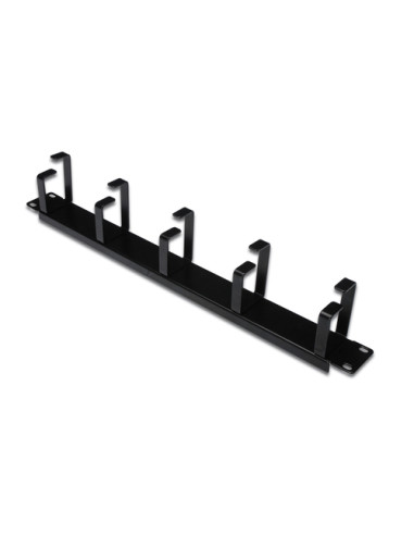 DIGITUS PANNELLO GUIDACAVI CON ANELLI PER ARMADI RACK 19 1U NERO