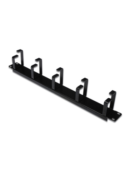 DIGITUS PANNELLO GUIDACAVI CON ANELLI PER ARMADI RACK 19 1U NERO