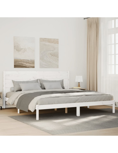 Giroletto Extra Lungo senza Materasso Bianco 180x210cm Massello