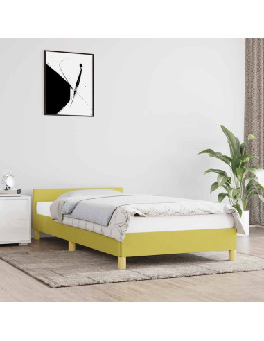 Giroletto senza Materasso Verde 100x200 cm in Tessuto