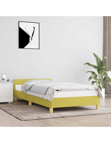 Giroletto senza Materasso Verde 100x200 cm in Tessuto