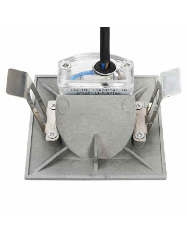 Lampade da Parete da Esterno a LED 6 pz 2 W Argento Quadrate