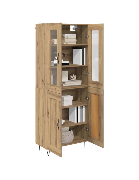 Credenza Rovere artigianale 69,5 x 34 x 90 cm Legno multistrato