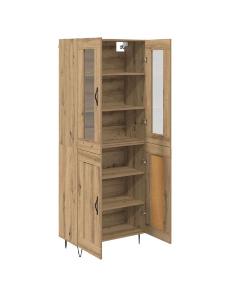 Credenza Rovere artigianale 69,5 x 34 x 90 cm Legno multistrato