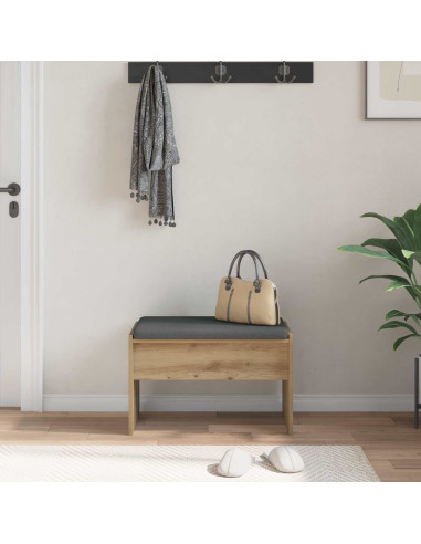 Panca per ingresso Rovere artigianale 63 x 38 x 40 cm