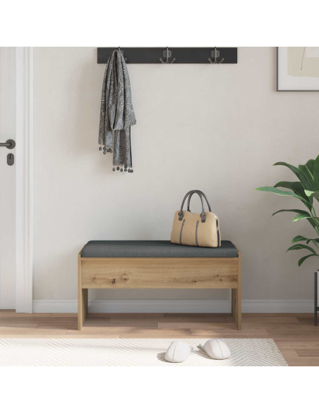 Panca per ingresso Rovere artigianale 83 x 38 x 40 cm