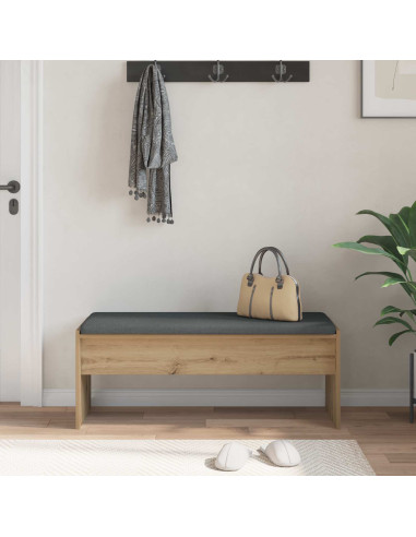 Panca per ingresso Rovere artigianale 103 x 38 x 40 cm