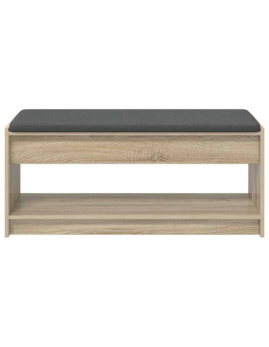 Panca per ingresso con cuscino Rovere Sonoma 103 x 38 x 45 cm