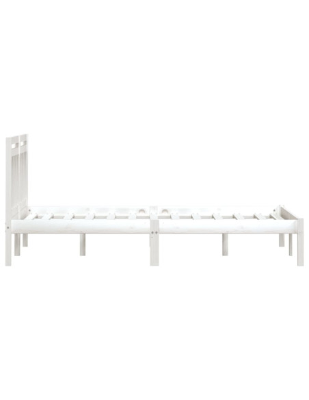 Giroletto Bianco in Legno Massello di Pino 160x200 cm