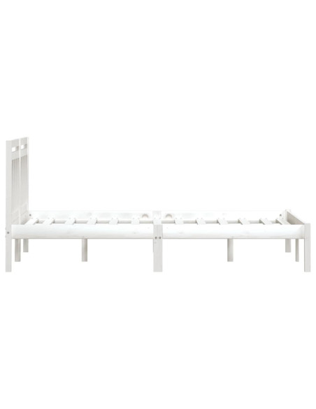Giroletto Bianco 180x200 cm Super King in Legno Massello