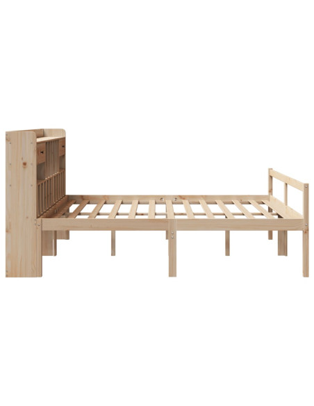 Letto Libreria senza Materasso 180x200 cm in Legno di Pino