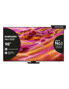 Samsung Neo QLED AI TV 98" QE98QN90FATXZT 4K Mini LED, Processore NQ4 AI Gen3, 4K AI Upscaling Pro, Motion Xcelerator 165Hz, Neo