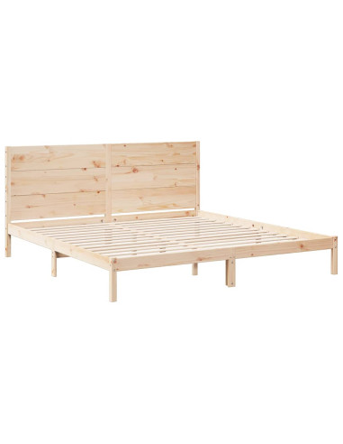 Giroletto Extra Lungo senza Materasso 200x210 cm Legno Massello